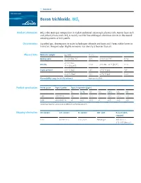 Boron Trichloride. Bcl₃