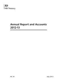 Annual Report and Accounts 2012-13