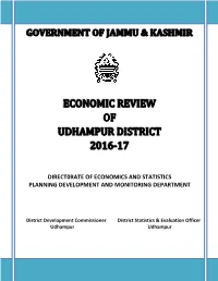 Direct0rate of Economics and Statistics Planning Development and Monitoring Department