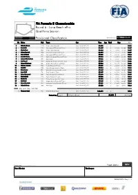 FIA Formula E Championship Round 6 - Long Beach Eprix Qualifying Session