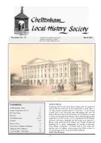 Newsletter No. 75 EDITORIAL CONTENTS
