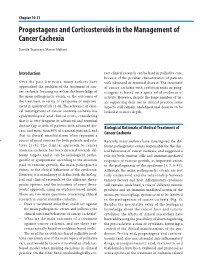 Progestagens and Corticosteroids in the Management of Cancer Cachexia