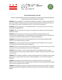 ANC6A Resolution No. 2021-002