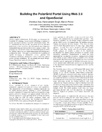Building the Polargrid Portal Using Web 2.0 and Opensocial