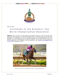 C up World Championships Newsletter