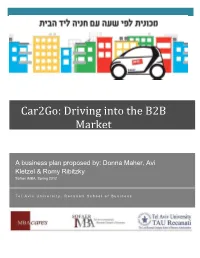 Car2go: Driving Into the B2B