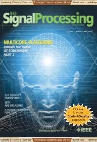 Signal Processing Magazine