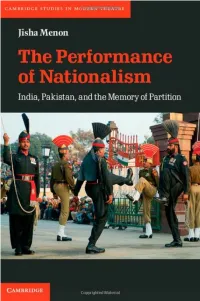 The Performance of Nationalism