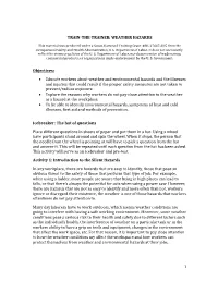 Weather Hazard Materials