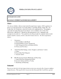 2018-09 Interest Rate Risk Management
