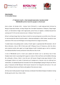 2Nd Berjaya Youth Stop Hunger Now Meal Packing Event, RM100