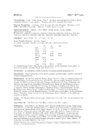 Bixbyite (Mn , Fe )2O3 C 2001-2005 Mineral Data Publishing, Version 1 Crystal Data: Cubic
