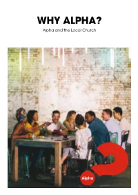 WHY ALPHA? Alpha and the Local Church 2 | Why Alpha? Culture-Shift