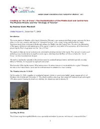 1 Creating an "Arc of Crisis": the Destabilization of The