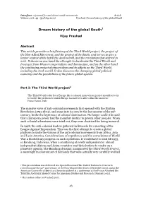 Dream History of the Global South