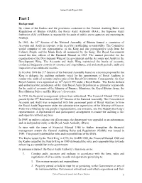 Engthen the Financial Management System the General Auditing Rules and Regulations (GARR) Was Issued in 1989