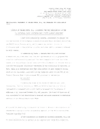 Filing Under Rule 425 Under the Securities Act of 1933 and Deemed
