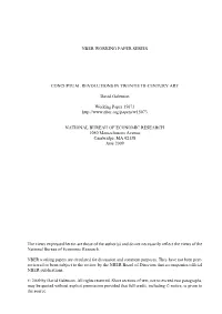 Nber Working Paper Series Conceptual Revolutions In
