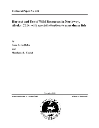 Technical Paper No. 421 Harvest and Use of Wild Resources In