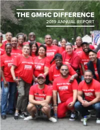 2019 ANNUAL REPORT a Message from the CEO and Chair of the GMHC Board