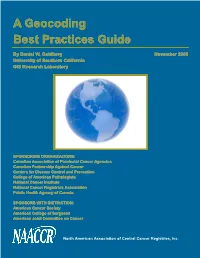 A Geocoding Best Practices Guide