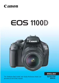 EOS 1100D Instruction Manual