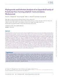 Phylogenetic and Selection Analysis of an Expanded Family of Putatively Pore-Forming Jellyﬁsh Toxins (Cnidaria: Medusozoa)