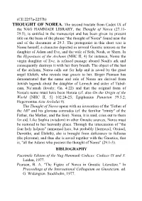 (CE:2257A-2257B) THOUGHT of NOREA. the Second Tractate From