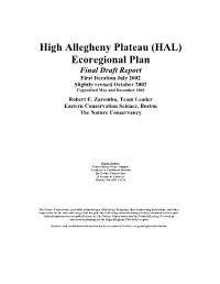 HAL Plant Target List Includes 22 Vascular Plants and 2 Non Vascular Plants (Table P+AT1)