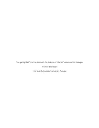 Navigating the Crisis Environment: an Analysis of Uber's Communication