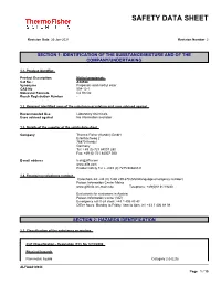 Safety Data Sheet