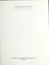 Annual Commencement / Northwestern University