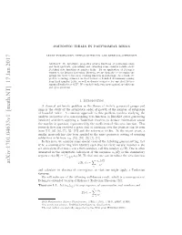Arxiv:1701.04633V1 [Math.NT]