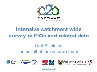 Intensive Catchment Wide Survey of Fios and Related Data