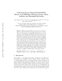 Arxiv:2007.10405V1 [Cs.SE] 20 Jul 2020 Maintainability, I.E