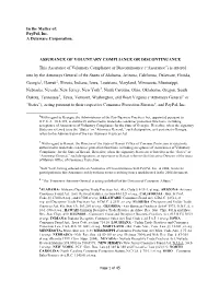 Final Document As Sent to All Parties for Signatures