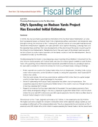 Hudson Yards Project Has Exceeded Initial Estimates