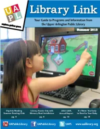 Summer 2013 Program Guide