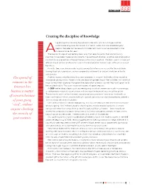 Creating the Discipline of Knowledge