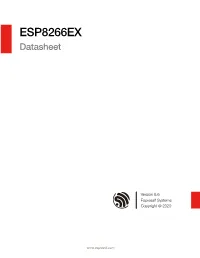 ESP8266EX Datasheet