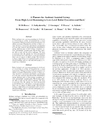From High-Level Reasoning to Low-Level Robot Execution and Back∗