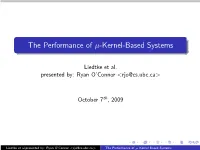 Kernel-Based Systems