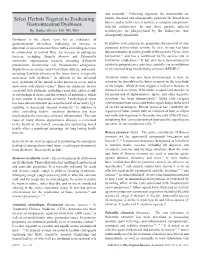 Select Herbals Targeted to Eradicating Gastrointestinal Dysbiosis