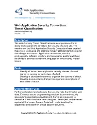 Threat Classification Version: 1.00