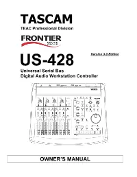 4. Hooking up Audio and MIDI to the US-428