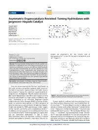 Asymmetric Organocatalysis Revisited: Taming Hydrindanes with Jørgensen–Hayashi Catalyst