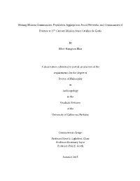 Population Aggregation, Social Networks, and Communities Of