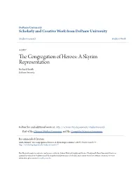 The Congregation of Heroes: a Skyrim Representation