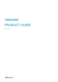 Vmware Product Guide