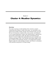 Weather Dynamics